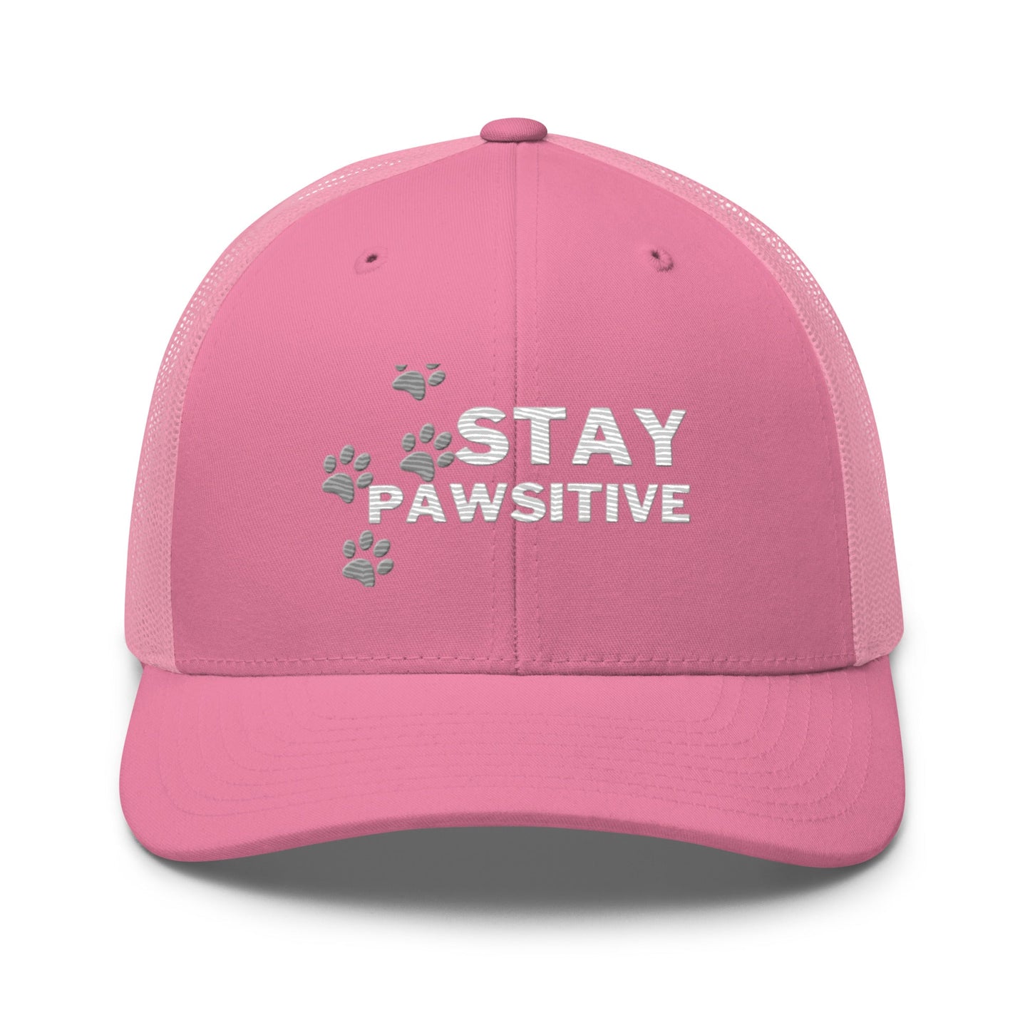 Stay Pawsitive Cap- Pink