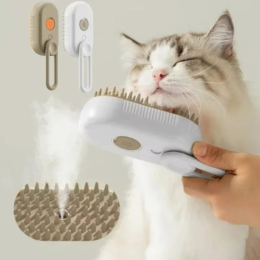 Pet Grooming Steam Brush